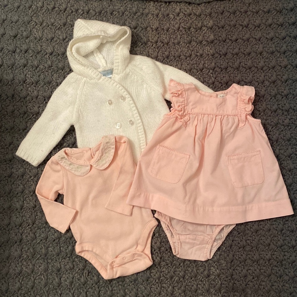Baby Gap 3-6 Months Corduroy Dress Set